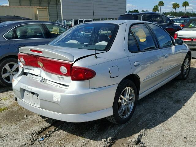 1G1JH52F147228770 - 2004 CHEVROLET CAVALIER L SILVER photo 4