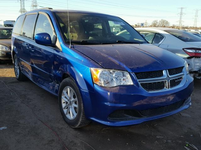 2C4RDGCG8DR817614 - 2013 DODGE GRAND CARA BLUE photo 1