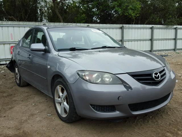 JM1BK12F651289493 - 2005 MAZDA 3 I GRAY photo 1