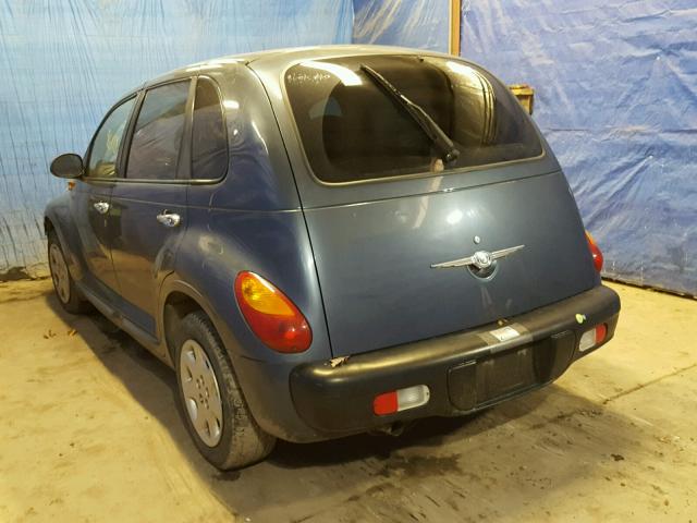 3C4FY48B52T368986 - 2002 CHRYSLER PT CRUISER BLUE photo 3