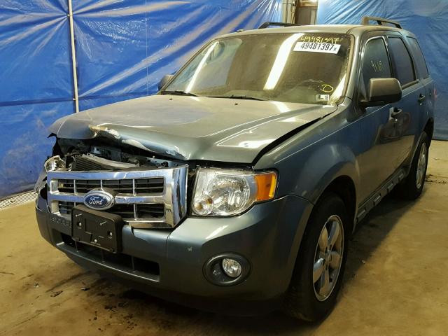 1FMCU9D71BKA79789 - 2011 FORD ESCAPE XLT BLUE photo 2