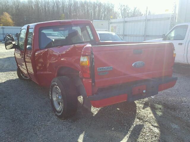 1FTYR14DX7PA11407 - 2007 FORD RANGER SUP RED photo 3