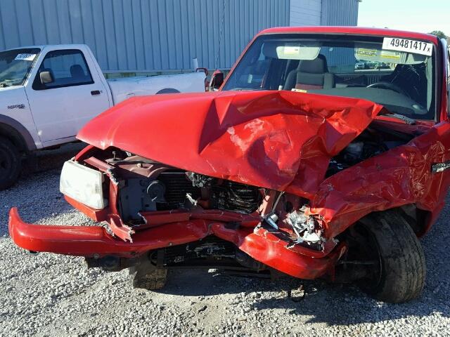 1FTYR14DX7PA11407 - 2007 FORD RANGER SUP RED photo 9