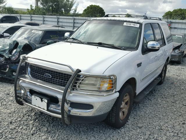 1FMEU17L9VLB95050 - 1997 FORD EXPEDITION WHITE photo 2