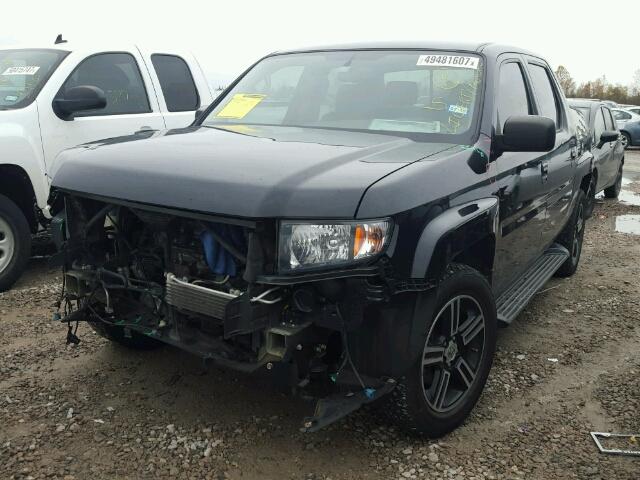 5FPYK1F79EB003003 - 2014 HONDA RIDGELINE BLACK photo 2