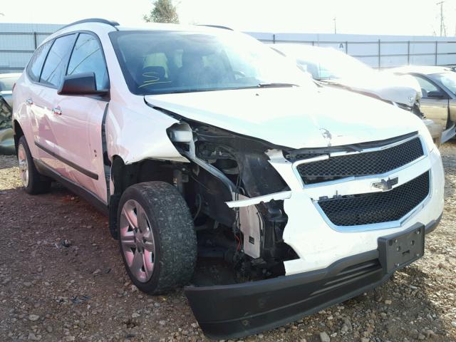 1GNKVFED5CJ181935 - 2012 CHEVROLET TRAVERSE L WHITE photo 1