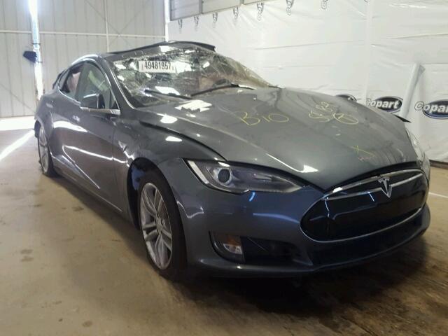 5YJSA1CP8CFP01721 - 2012 TESLA MODEL S GRAY photo 1