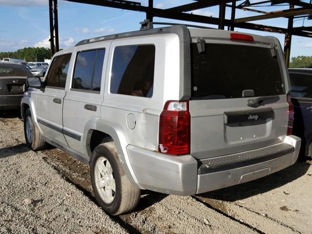1J8HH48N46C157226 - 2006 JEEP COMMANDER Gümüş foto 3