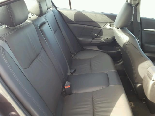 19XFB2F9XFE087007 - 2015 HONDA CIVIC EXL 灰色 照片 6