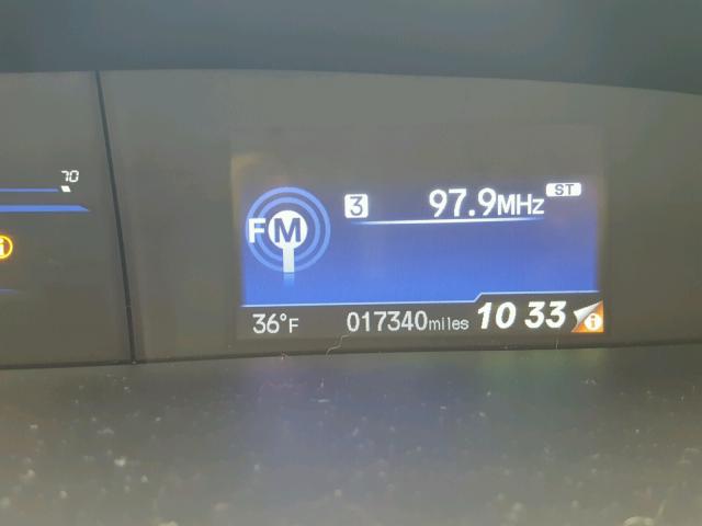 19XFB2F9XFE087007 - 2015 HONDA CIVIC EXL 灰色 照片 8