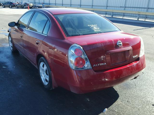 1N4AL11D56N384491 - 2006 NISSAN ALTIMA S RED photo 3