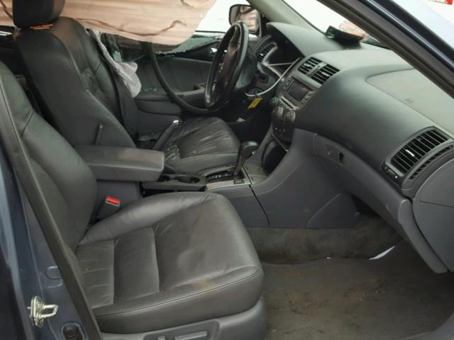 1HGCM66557A087391 - 2007 HONDA ACCORD EX BLUE photo 5