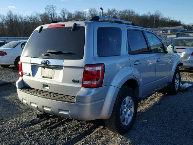 1FMCU9EG6CKA50854 - 2012 FORD ESCAPE LIM SILVER photo 4