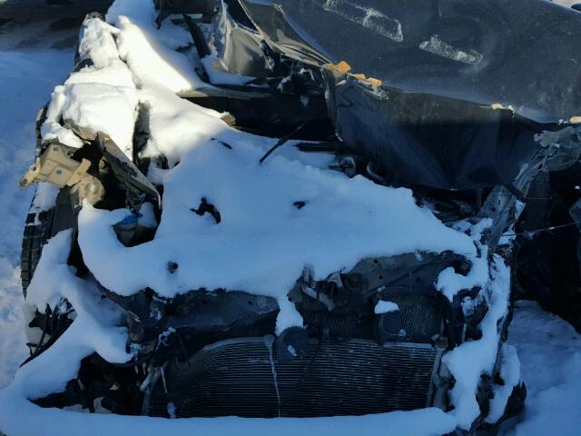 1HGCS12898A800254 - 2008 HONDA ACCORD EXL BLACK photo 7