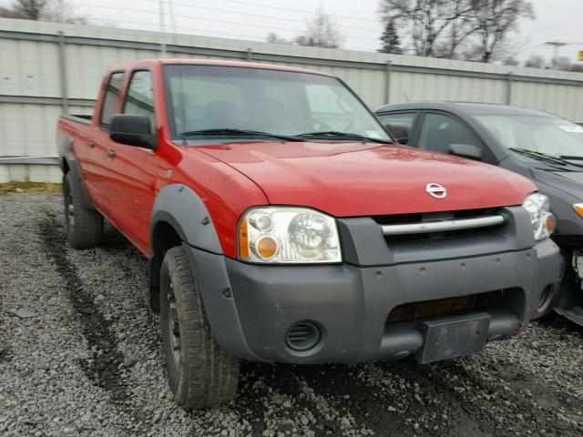 1N6ED29Y83C400998 - 2003 NISSAN FRONTIER C BURGUNDY photo 1