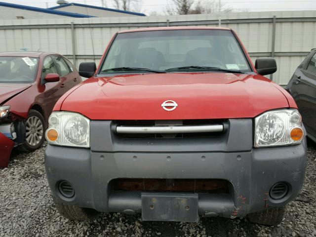 1N6ED29Y83C400998 - 2003 NISSAN FRONTIER C BURGUNDY photo 9