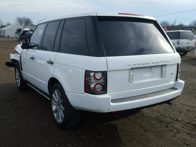 SALMF1D49BA331040 - 2011 LAND ROVER RANGE ROVE WHITE photo 3