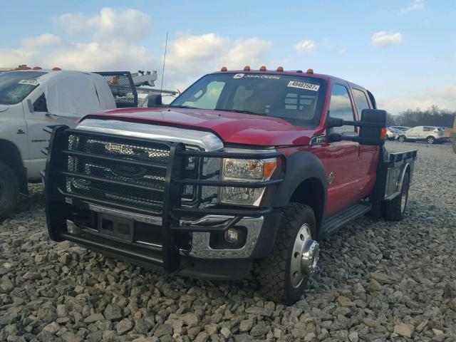 1FD0W4HT9CEC20812 - 2012 FORD F450 SUPER RED photo 2