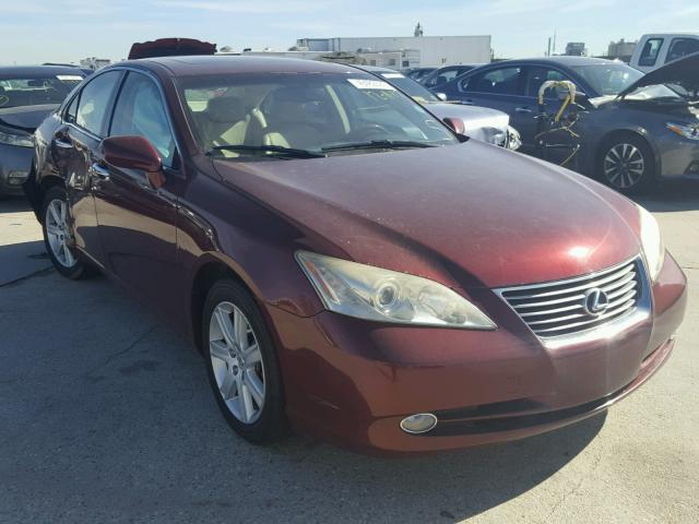 JTHBJ46GX82225123 - 2008 LEXUS ES 350 RED photo 1