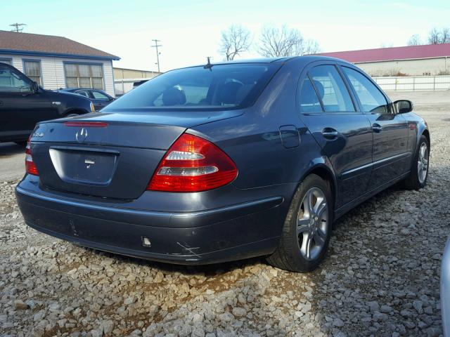 WDBUF56J26A840621 - 2006 MERCEDES-BENZ E 350 GRAY photo 4