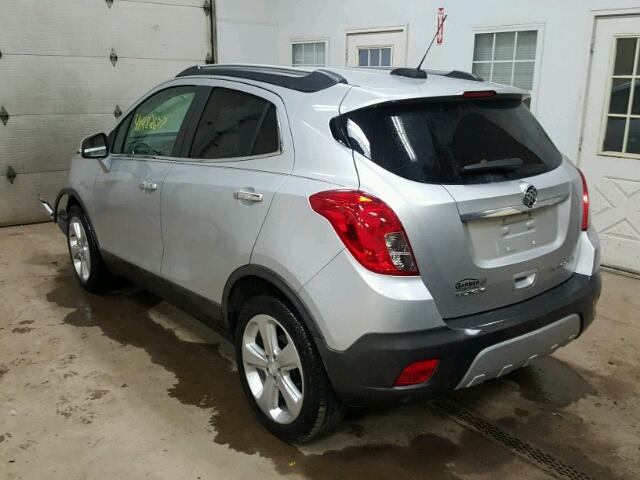 KL4CJBSB2FB038583 - 2015 BUICK ENCORE CON SILVER photo 3