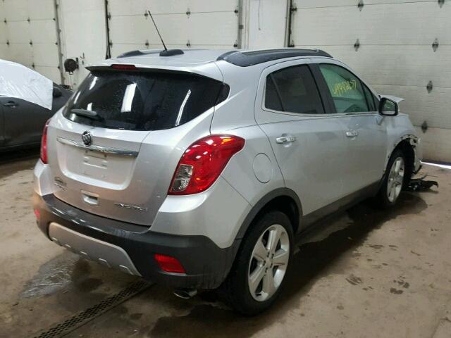 KL4CJBSB2FB038583 - 2015 BUICK ENCORE CON SILVER photo 4