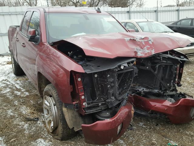 1GCVKREC7HZ149486 - 2017 CHEVROLET SILVERADO BURGUNDY photo 1