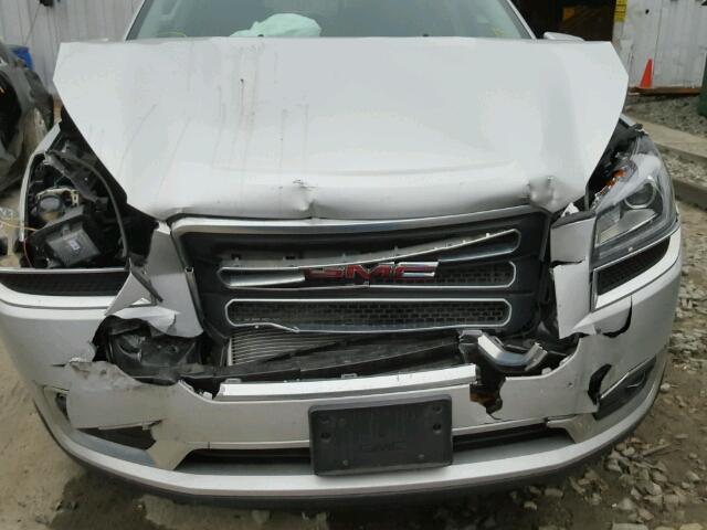 1GKKVRKD2GJ198619 - 2016 GMC ACADIA SLT ვერცხლისფერი ფოტო 9
