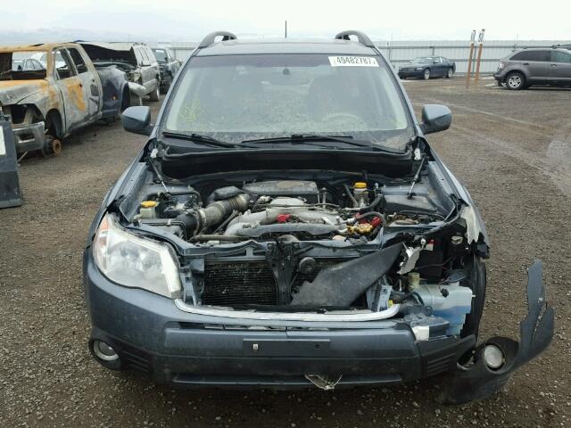 JF2SH6DC3AH776863 - 2010 SUBARU FORESTER 2 BLUE photo 9