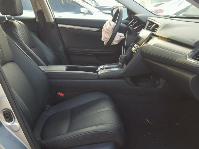 19XFC1F73GE032468 - 2016 HONDA CIVIC EXL SILVER photo 5