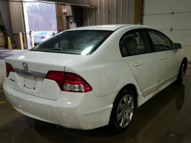 2HGFA1F57AH533042 - 2010 HONDA CIVIC LX WHITE photo 4