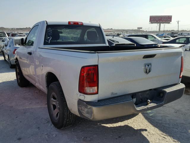 3D7JB1EK5AG102654 - 2010 DODGE RAM 1500 WHITE photo 3