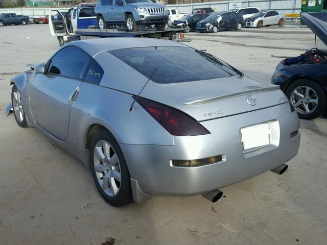 JN1AZ34D43T100214 - 2003 NISSAN 350Z COUPE SILVER photo 3