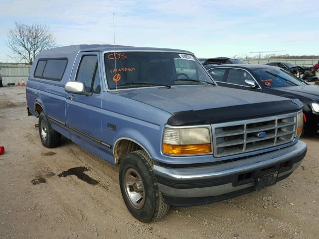 1FTEF15N6TLA51407 - 1996 FORD F150 BLUE photo 1