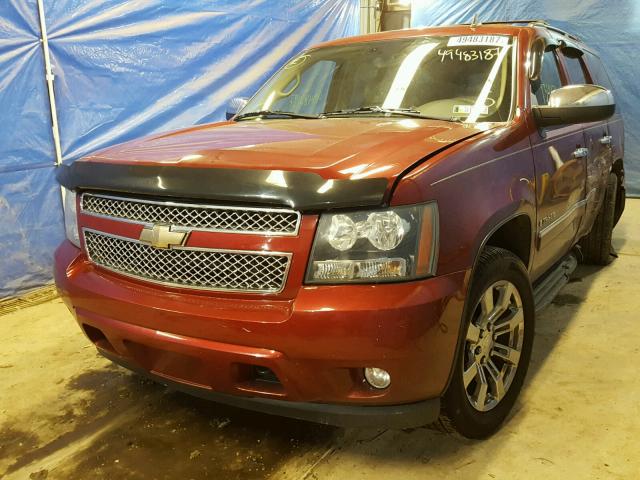 1GNFK33049J100618 - 2009 CHEVROLET TAHOE K150 RED photo 2