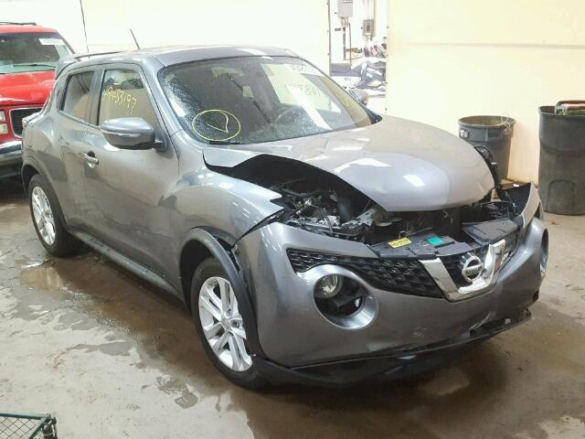 JN8AF5MV0FT551336 - 2015 NISSAN JUKE S GRAY photo 1