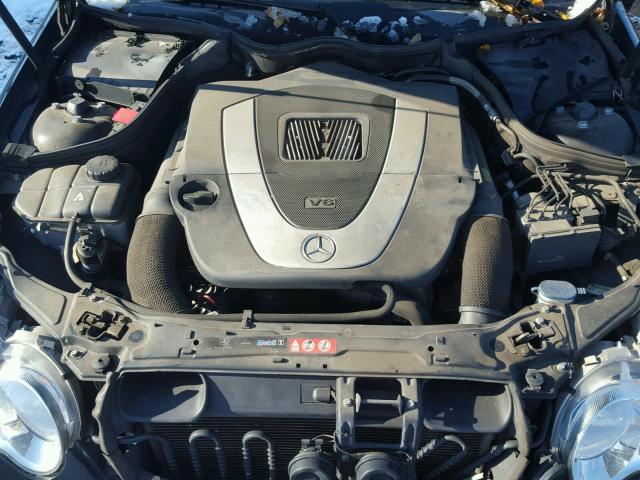 WDBRF92J57F867237 - 2007 MERCEDES-BENZ C 280 4MAT BLACK photo 7