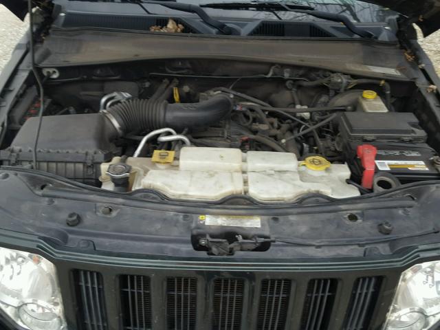 1J4PN2GK3AW175998 - 2010 JEEP LIBERTY SP GREEN photo 7