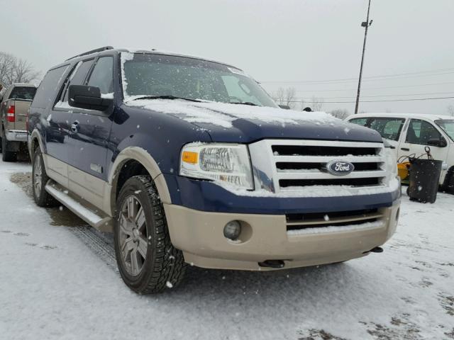 1FMFK18507LA18559 - 2007 FORD EXPEDITION BLUE photo 1