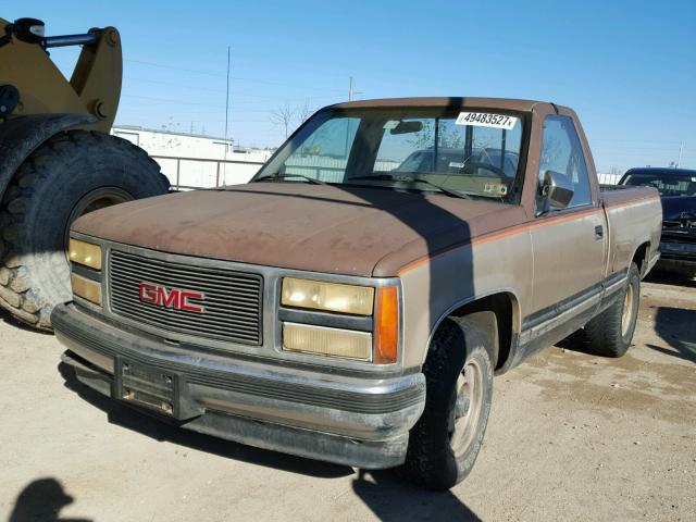 1GTDC14K9MZ501173 - 1991 GMC SIERRA C15 WHITE photo 2