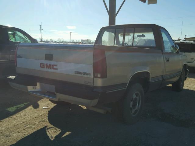 1GTDC14K9MZ501173 - 1991 GMC SIERRA C15 WHITE photo 4