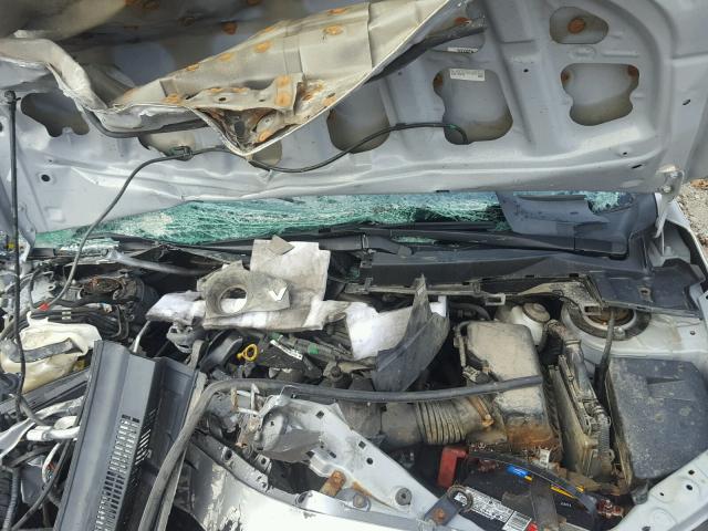 2T1BU4EEXAC411230 - 2010 TOYOTA COROLLA BA SILVER photo 7