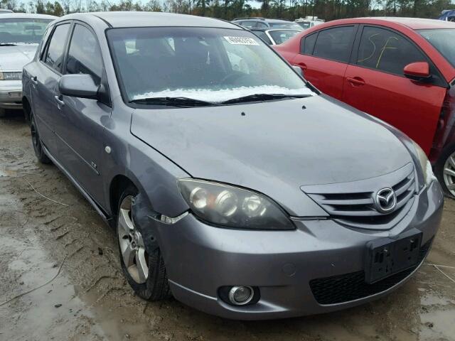 JM1BK143961523503 - 2006 MAZDA 3 HATCHBAC GRAY photo 1