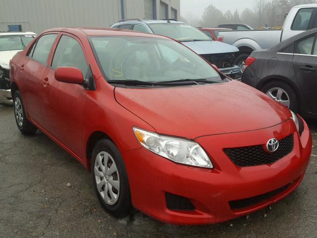 JTDBU4EE4AJ060965 - 2010 TOYOTA COROLLA BA MAROON photo 1