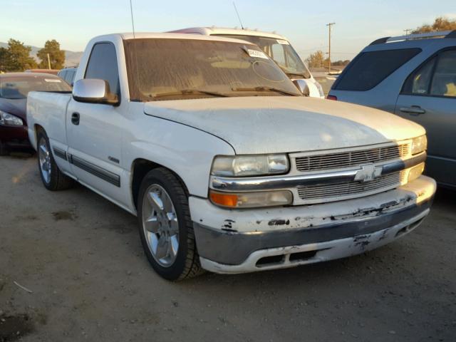 1GCEC14T7YZ174954 - 2000 CHEVROLET SILVERADO WHITE photo 1