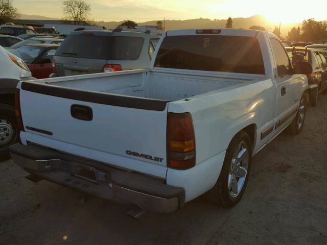 1GCEC14T7YZ174954 - 2000 CHEVROLET SILVERADO WHITE photo 4