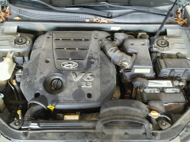 5NPEU46F58H372266 - 2008 HYUNDAI SONATA SE GREEN photo 7