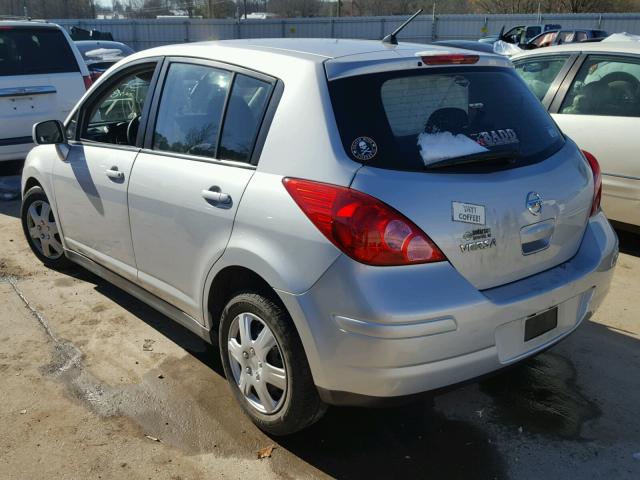 3N1BC13E58L433635 - 2008 NISSAN VERSA S SILVER photo 3