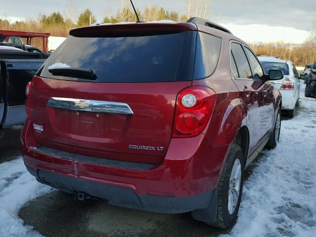 2GNFLGEK4F6106012 - 2015 CHEVROLET EQUINOX LT RED photo 4