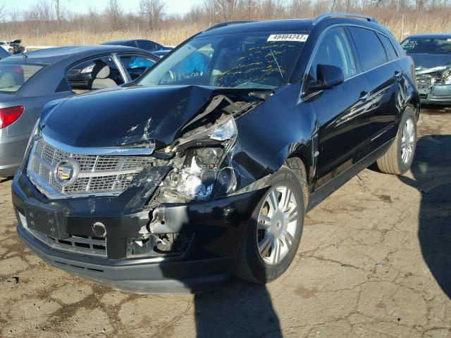 3GYFNAEY8BS525880 - 2011 CADILLAC SRX LUXURY BLACK photo 2